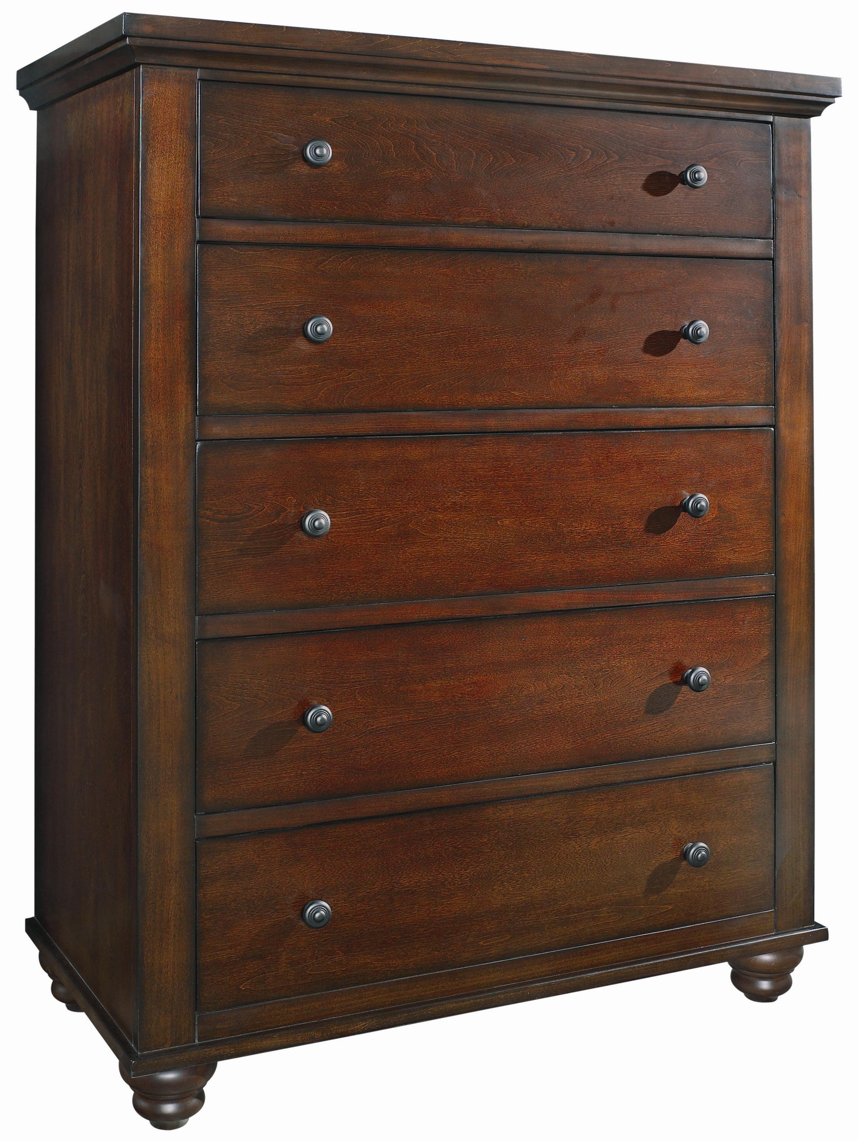 Aspenhome Cambridge Chest with 5 Drawers Stoney Creek Furniture